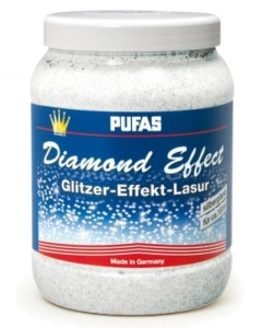 PUFAS Diamond Glitzer-Effekt Wandlasur | 1,5 Liter