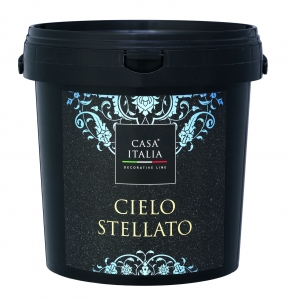 CASA ITALIA Cielo Stellato - Effektfarbe mit Silberglitter | 2,5 Liter